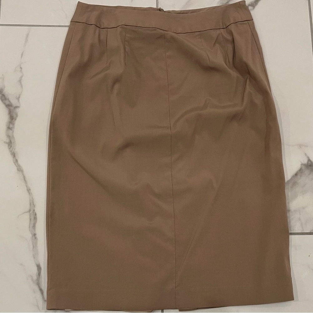LOFT Tan Pencil Skirt